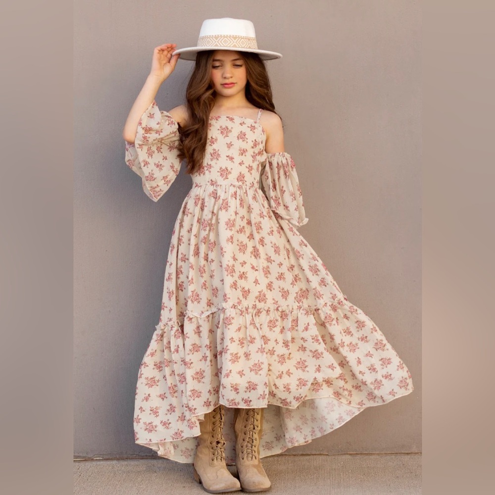 JOYFOLIE Chloe dress in ecru size 4